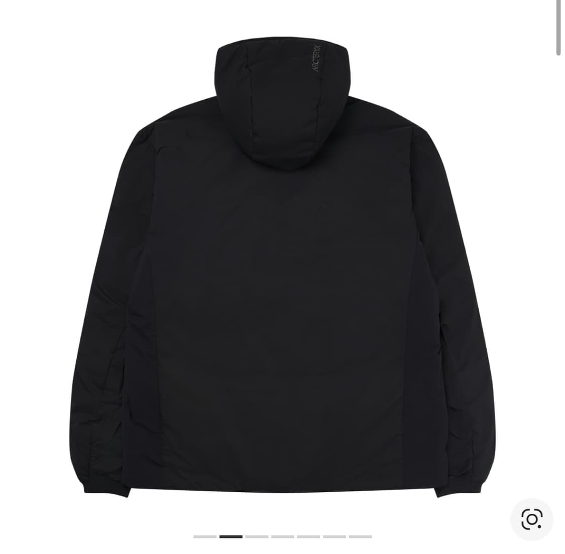 아크테릭스 아톰 SV 후디 블랙 M size 판매 상품이미지2