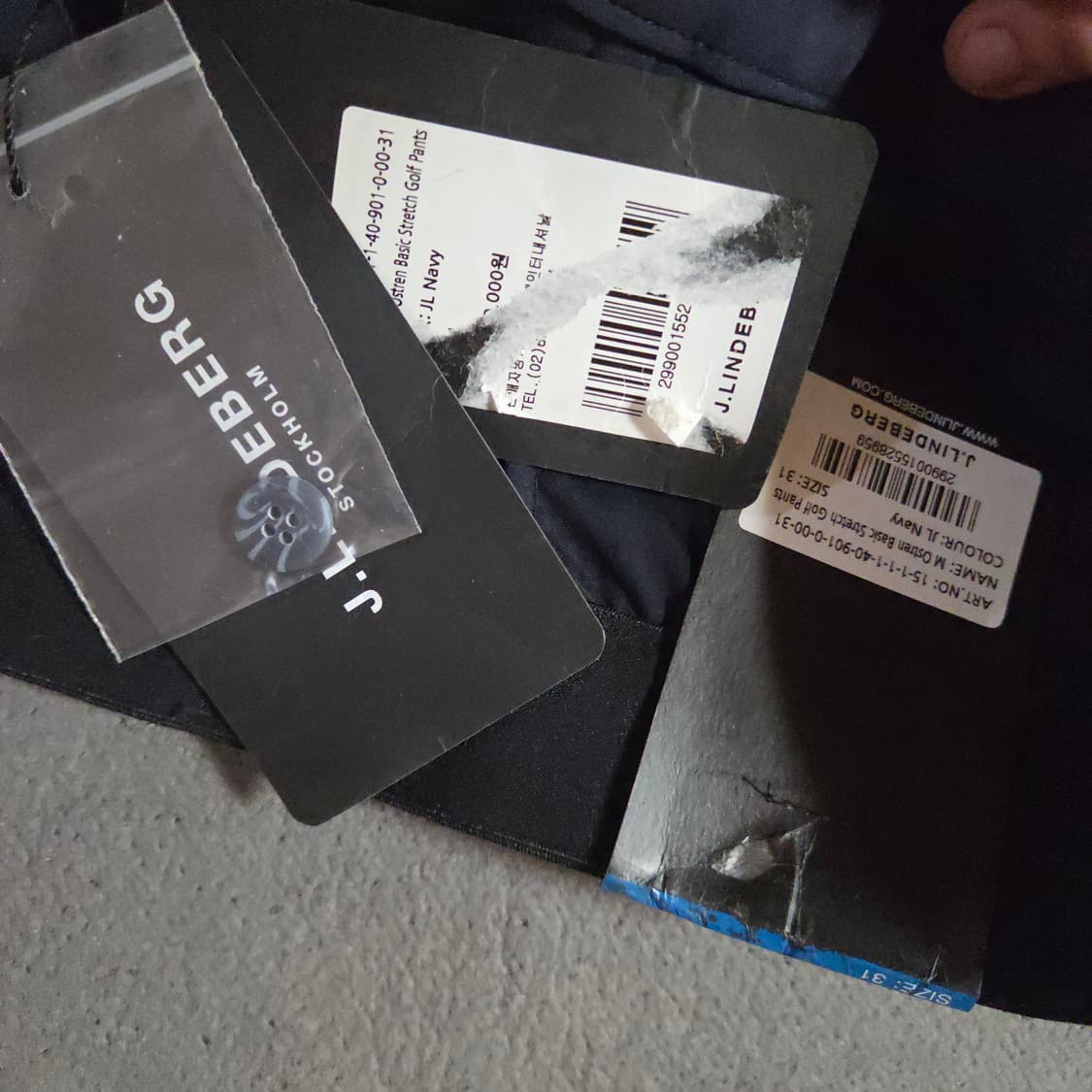 제이린드버그 오스트렌 베이직 스트레치 골프 팬츠 31 네이비 상품이미지2