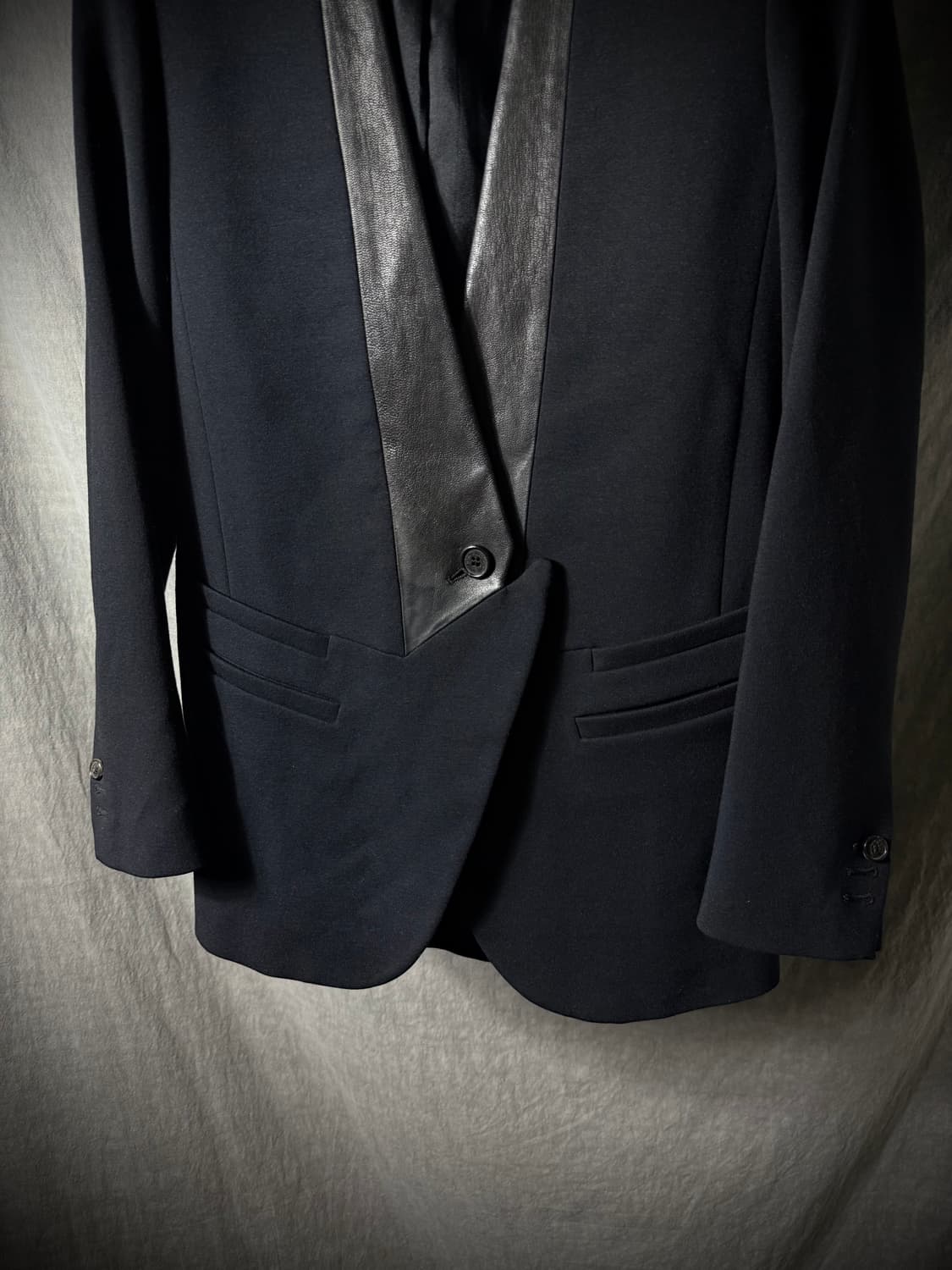 Neil Barrett Leather Lapel Tuxedo blazer 상품이미지4
