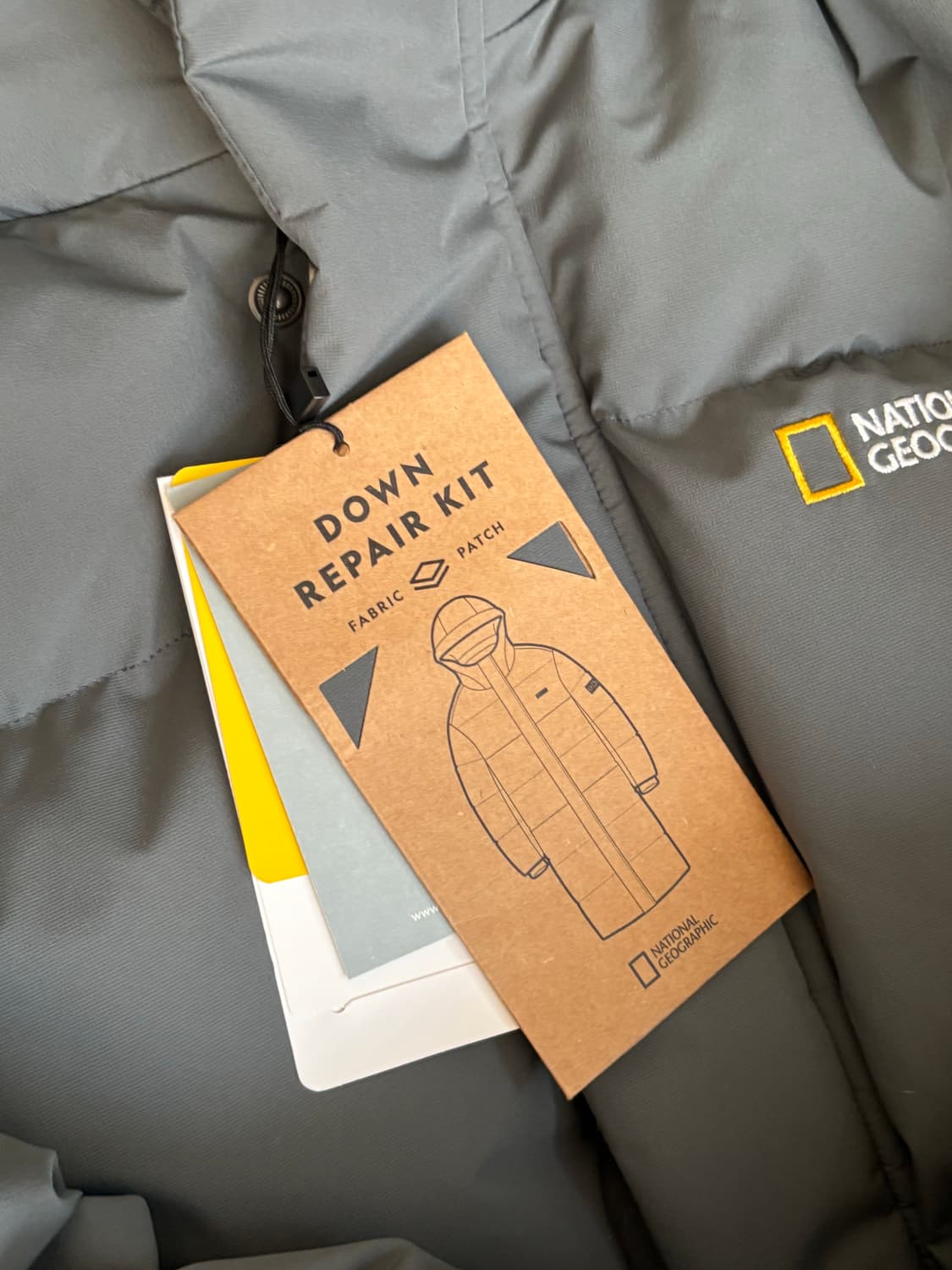 내셔널지오그래픽 카이만 프로 롱패딩 카키 새상품 택o 상품이미지4