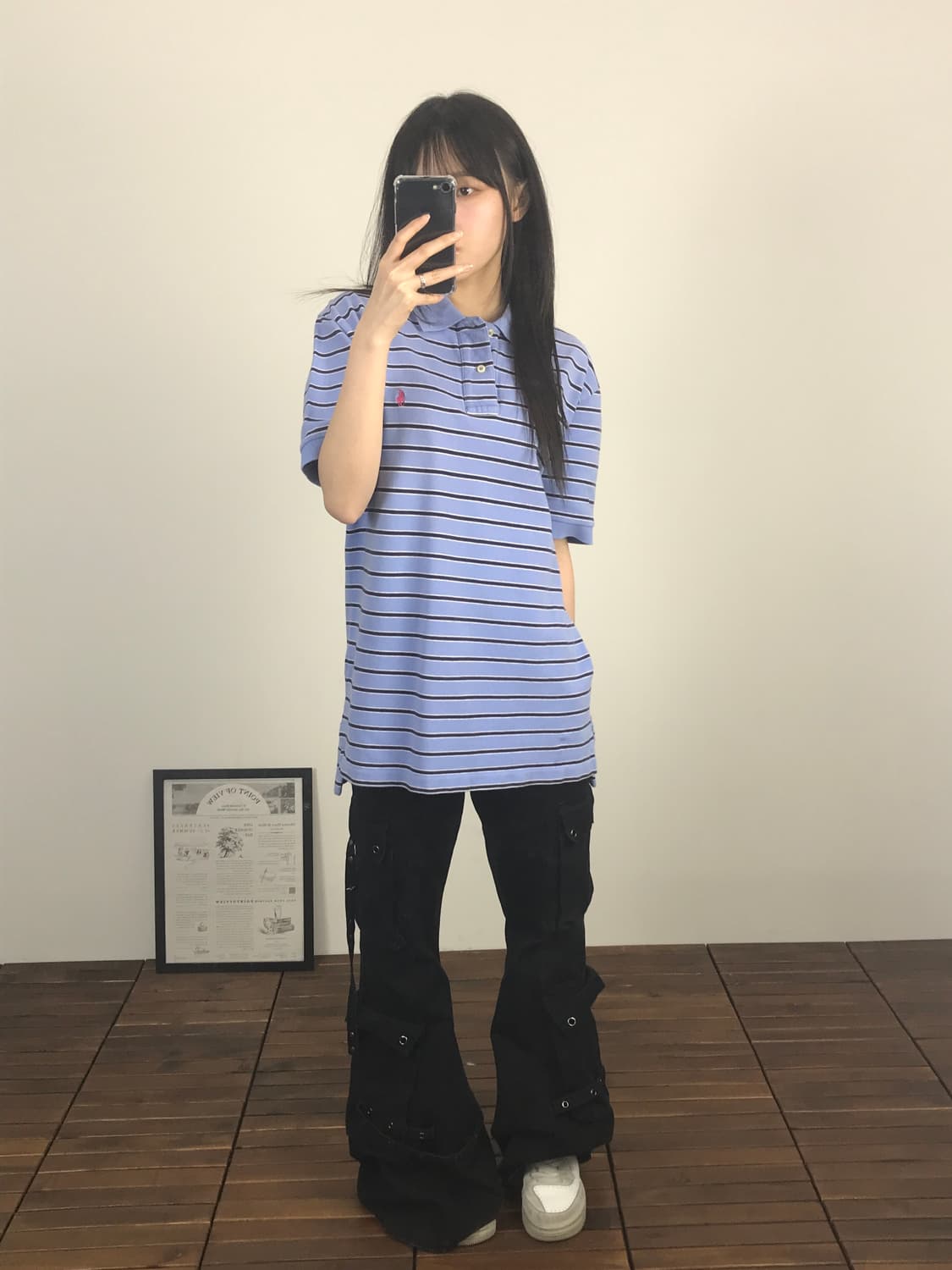 Polo Ralph Lauren Blue Stripe Polo 상품이미지1