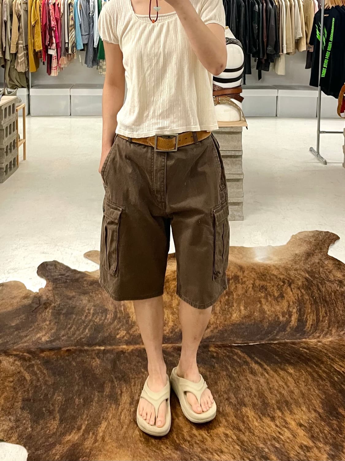 LEVI'S bermuda cargo pants 리바이스 카고 버뮤다 상품이미지3