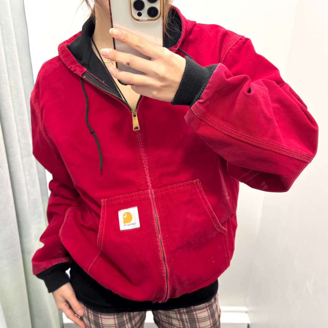 칼하트 레드 덕 액티브 워크자켓  상품이미지2