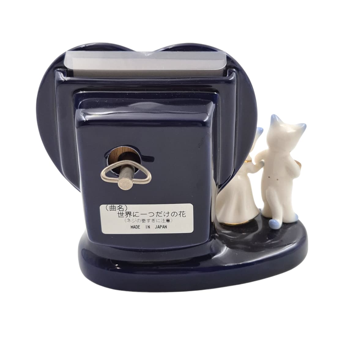 00s 웨딩 고양이 하트 도자기 액자&오르골 상품이미지3