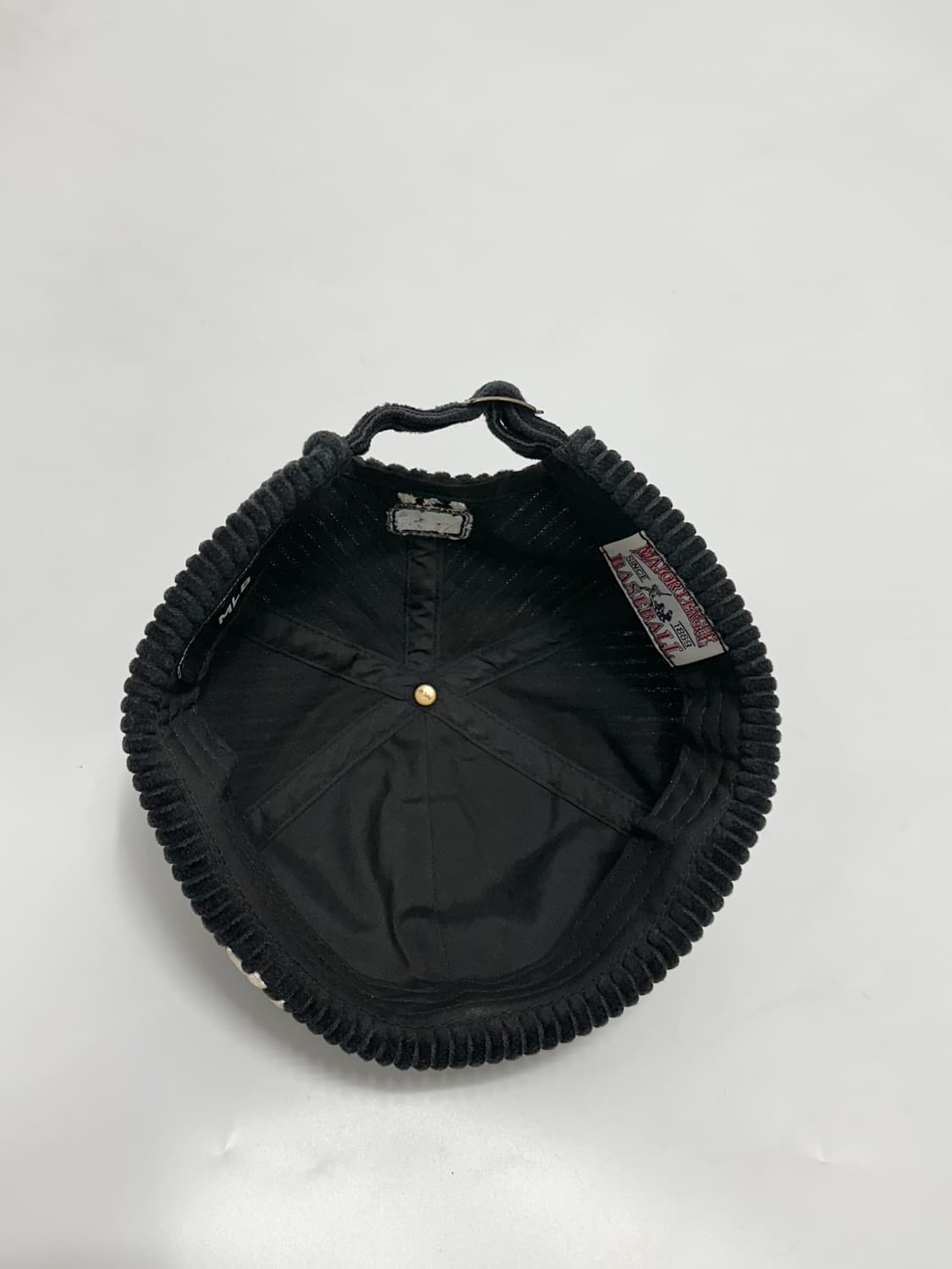 MLB 엠엘비 뉴욕양키스 코듀로이 와치캡 블랙 상품이미지6