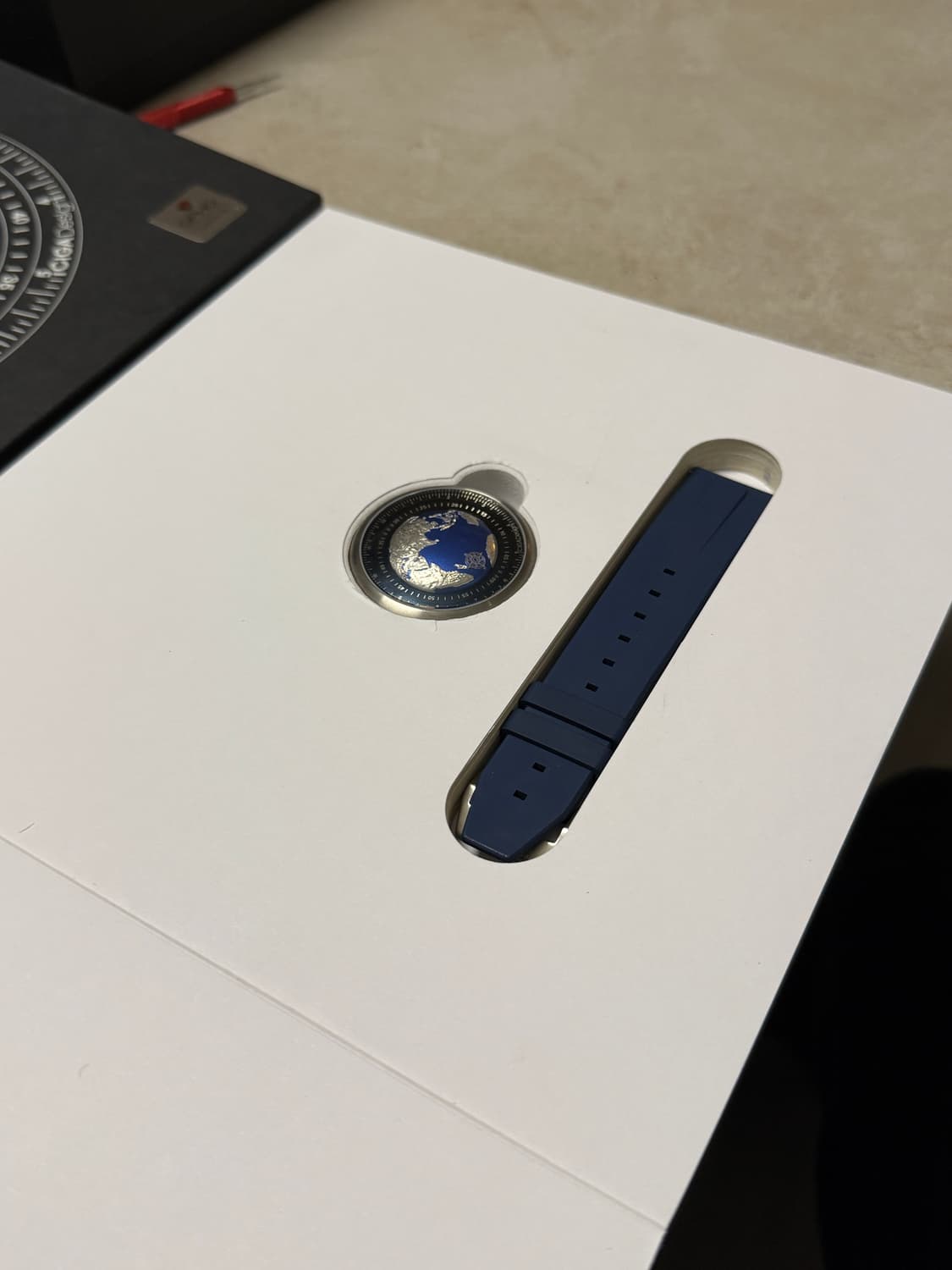 시가디자인 블루플래닛 티타늄 46mm 오토매틱 시계 상품이미지9