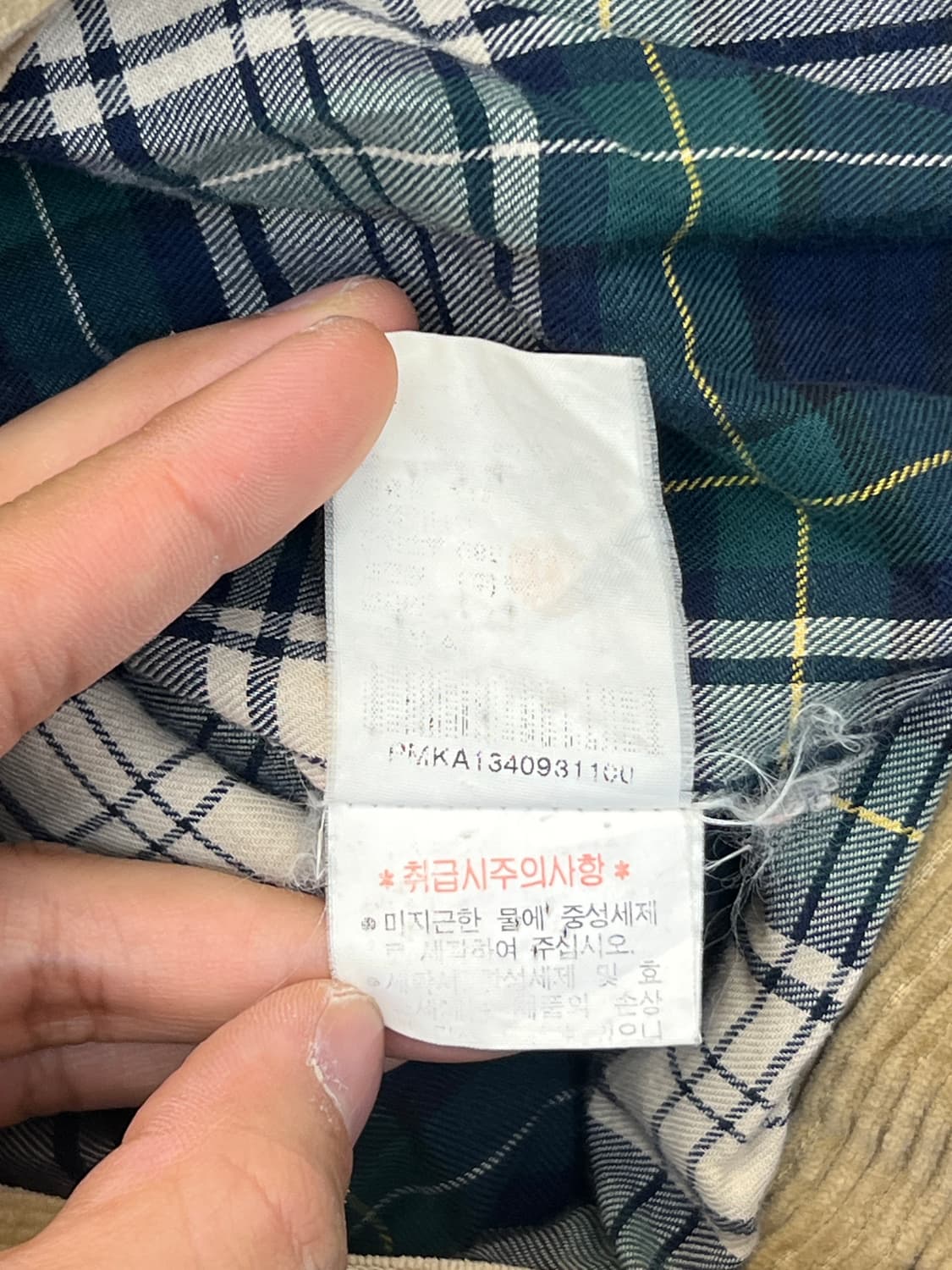 폴로 랄프로렌 00s 베이지 골드 코듀로이 자켓 상품이미지6