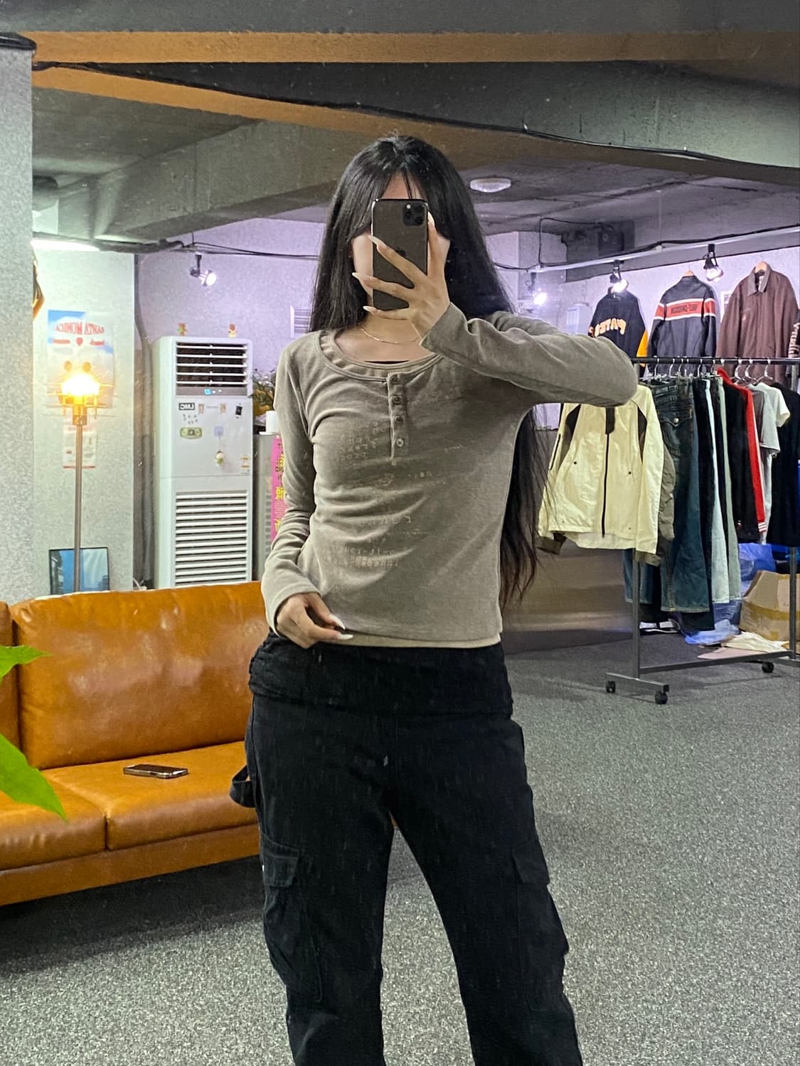 VQ 빈티지 레터링 레이어드 티셔츠 B5127 상품이미지1