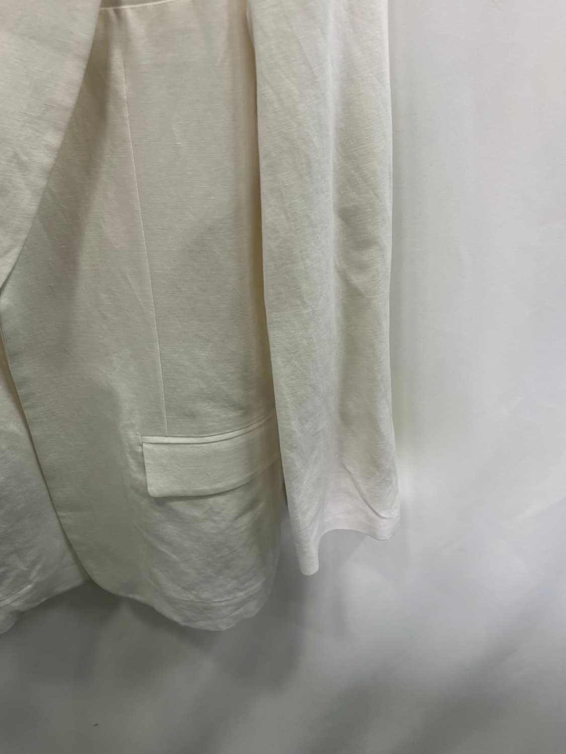 아이보리 린넨 마 블레이저 자켓 상품이미지3