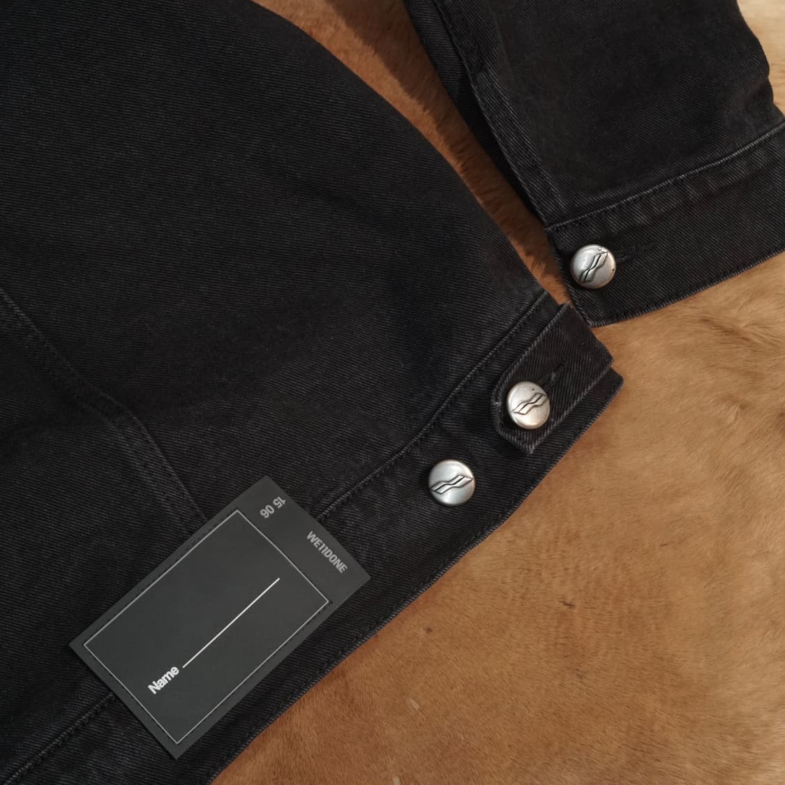 We11done 웰던 지퍼 디테일 데님자켓 상품이미지7