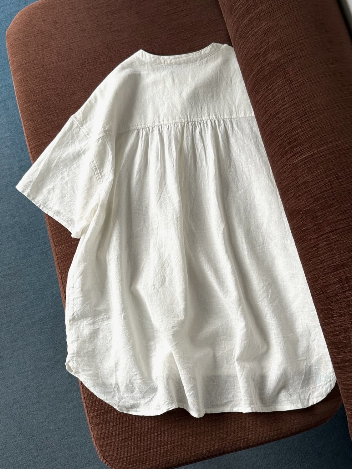 Cotton linen natural design shirt 상품이미지5