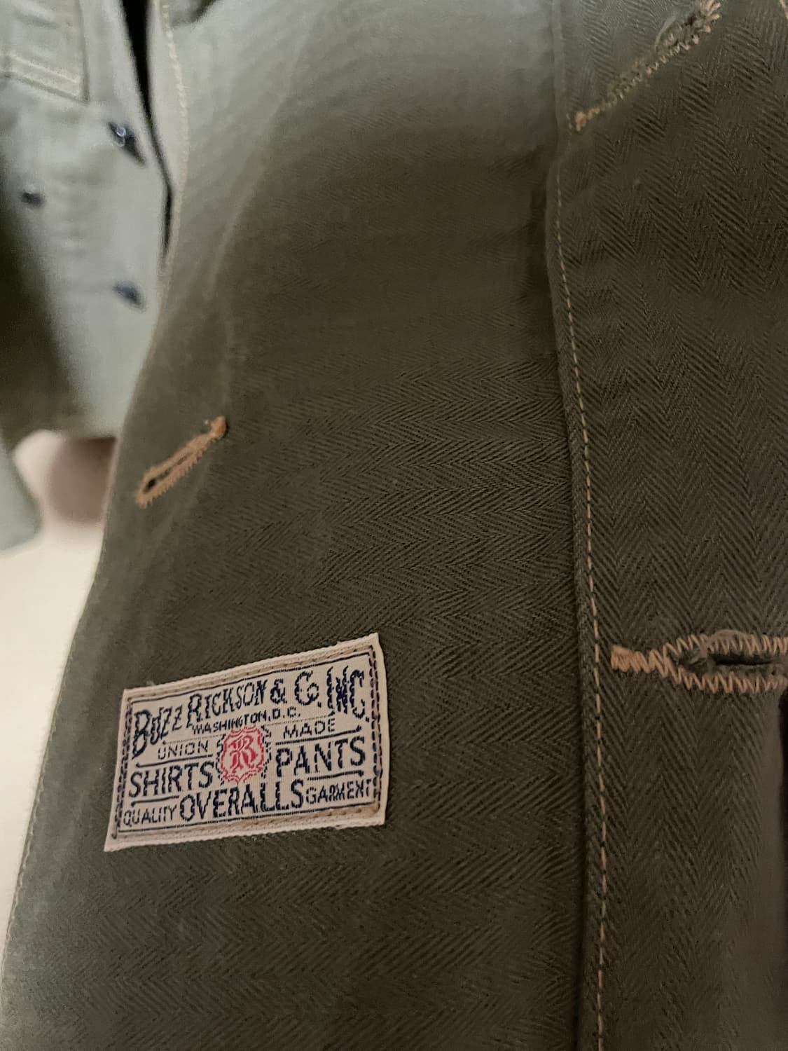 버즈릭슨 m44 헤링본 자켓 사이즈 40 상품이미지4