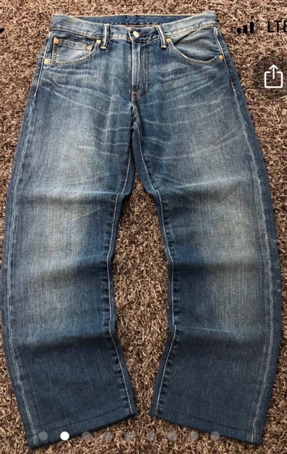 리바이스 503 워싱 데님 팬츠 상품이미지2