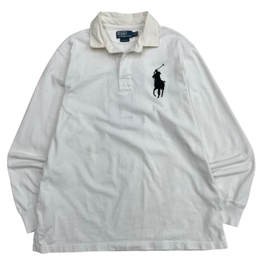 폴로 랄프로렌 블랙 빅포니 화이트 pk티 XL 상품이미지3