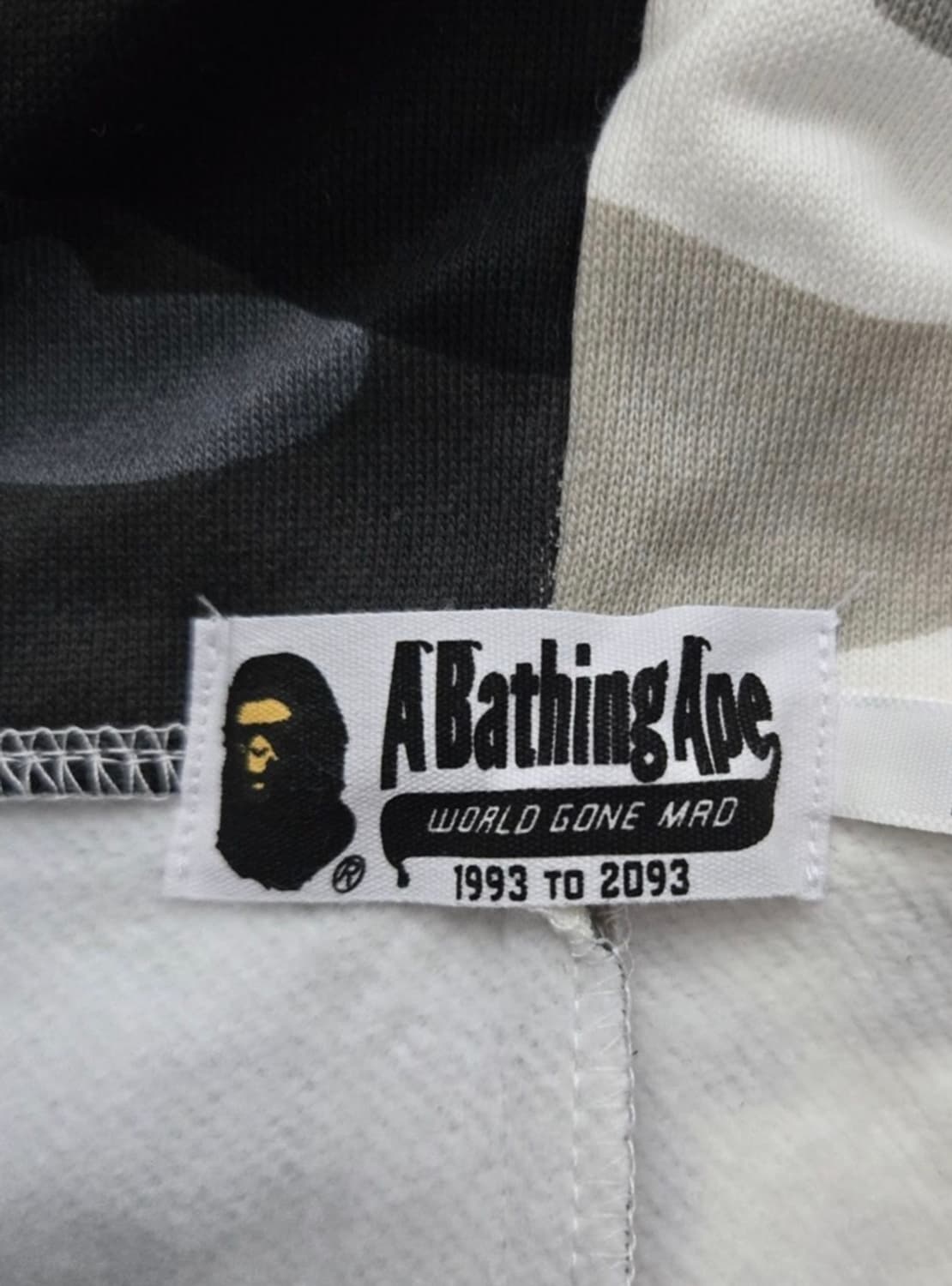 베이프 샤크후드 아수라 흰/검 새상품 m 상품이미지2