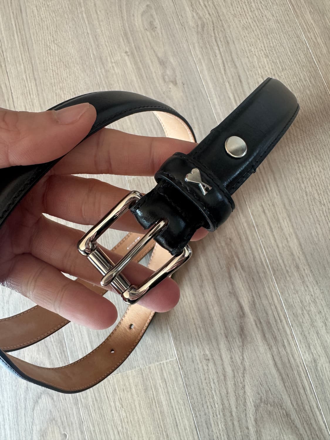 AMI 아미 스몰 로고 2.5cm 벨트 32사이즈 판매 상품이미지1