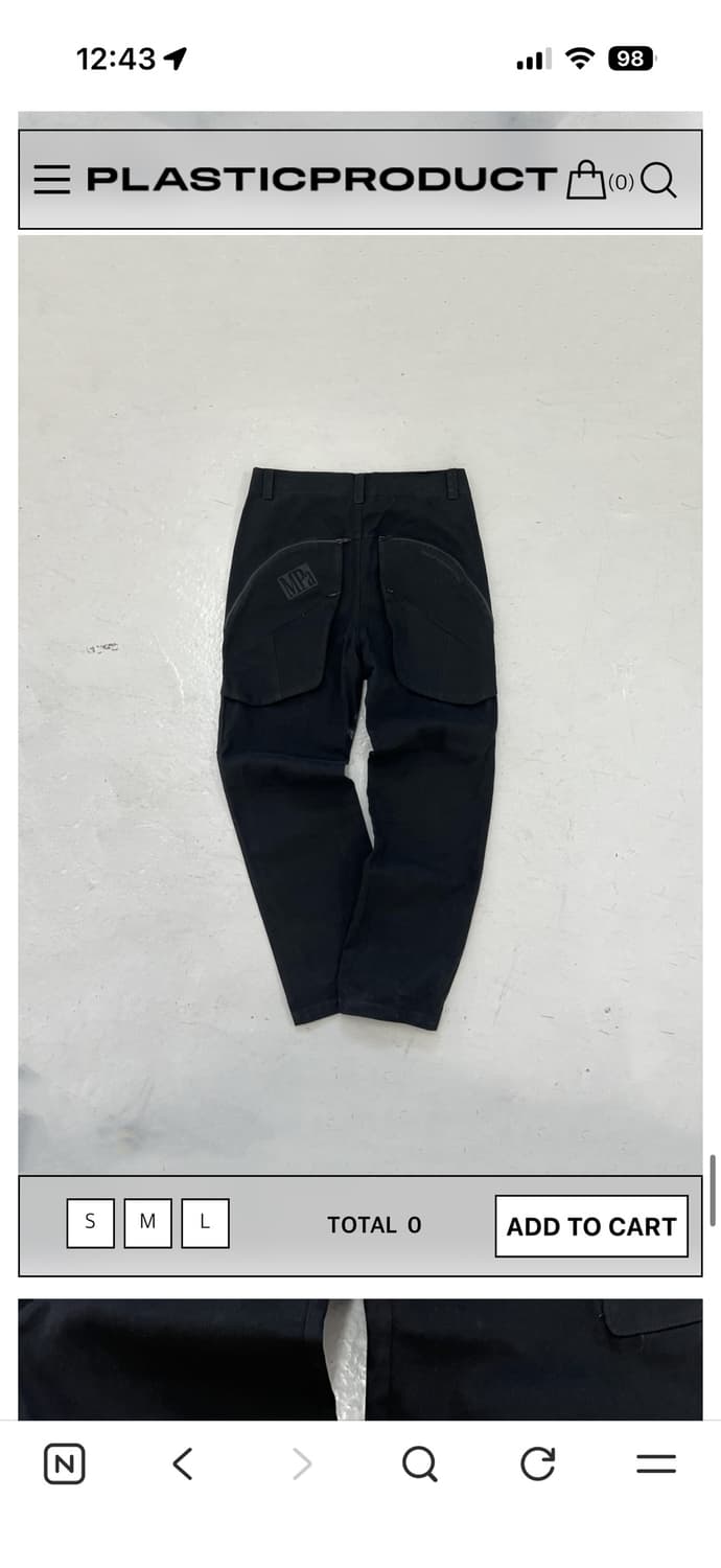 MPa PLANT UTILITY PANTS (BLACK) L 상품이미지1