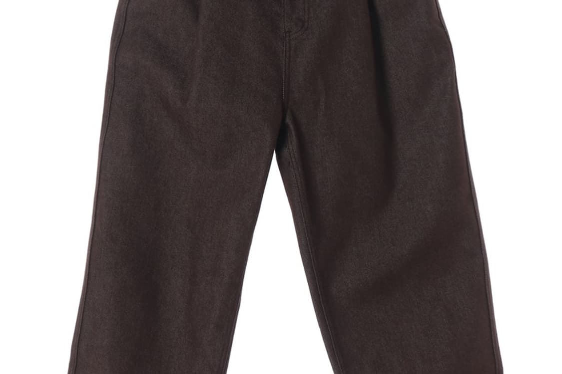 로드존그레이 브라운 핀턱 슬랙스 M 상품이미지4