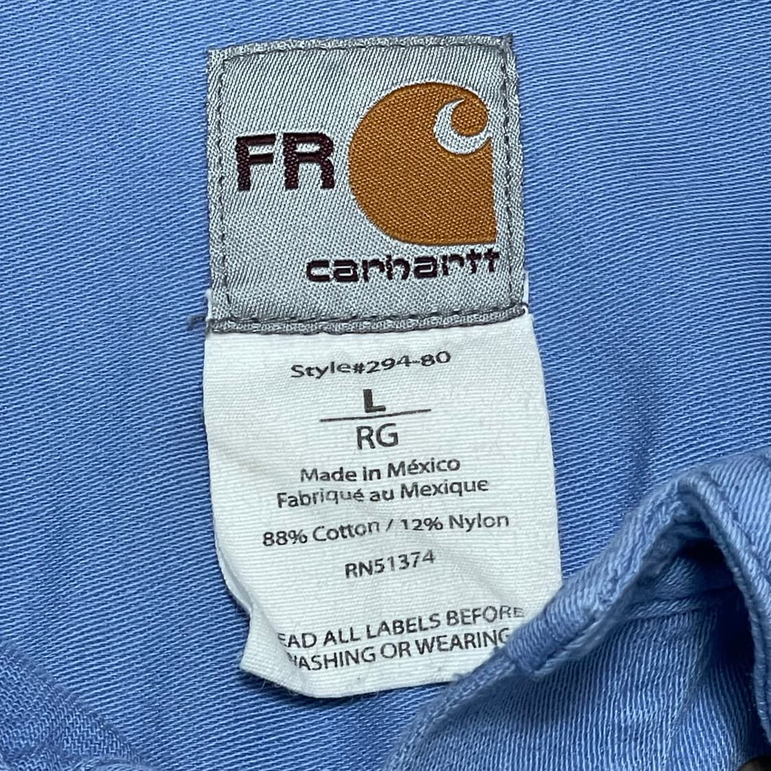 [L] 칼하트 빈티지 프렌치 워크 셔츠 오버핏 상품이미지2