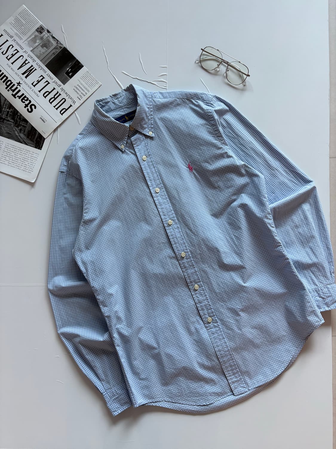 Polo 폴로랄프로렌 신형 체크 셔츠 상품이미지1