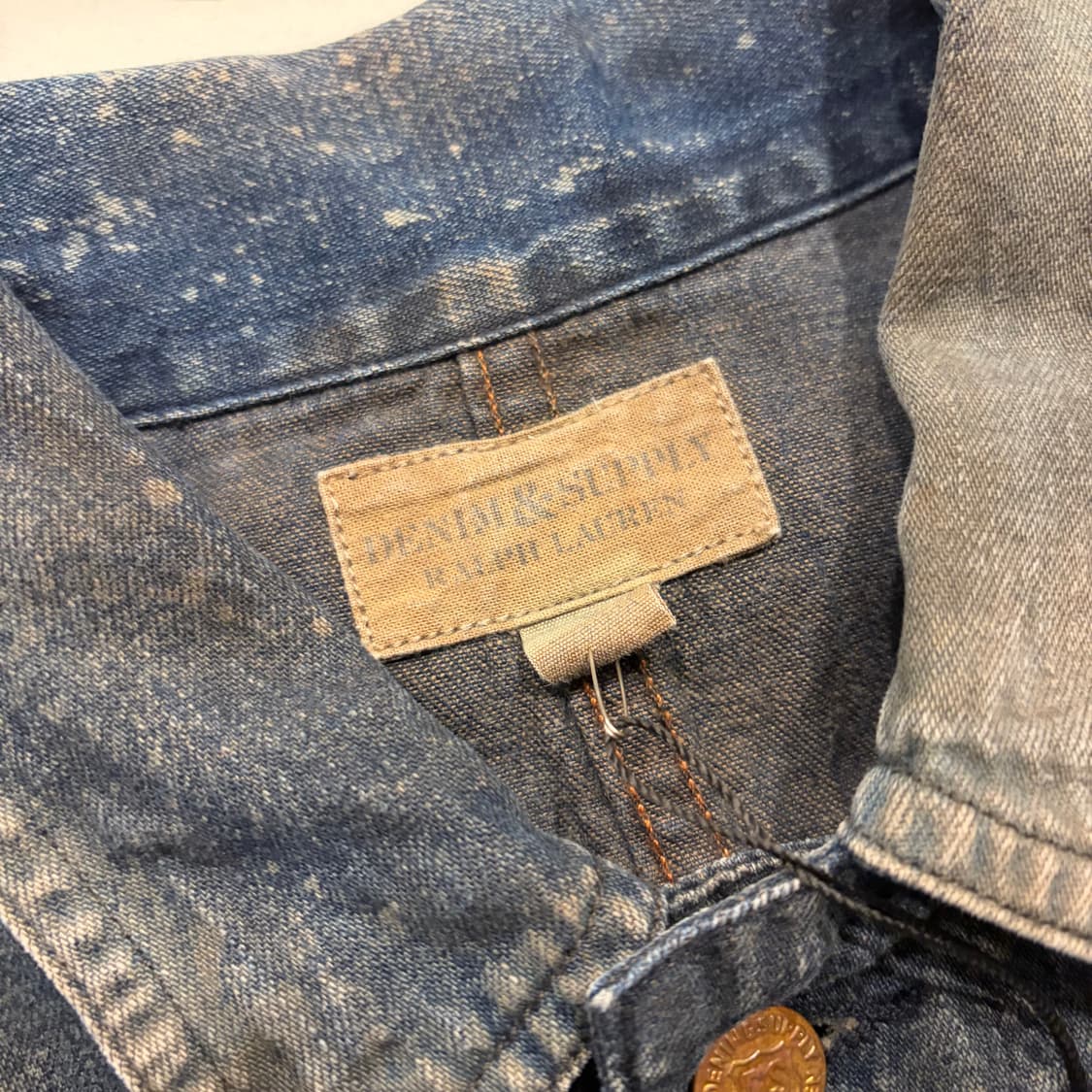 [S] 폴로 데님앤서플라이 워싱 포켓 데님 워크 자켓 D441 상품이미지6