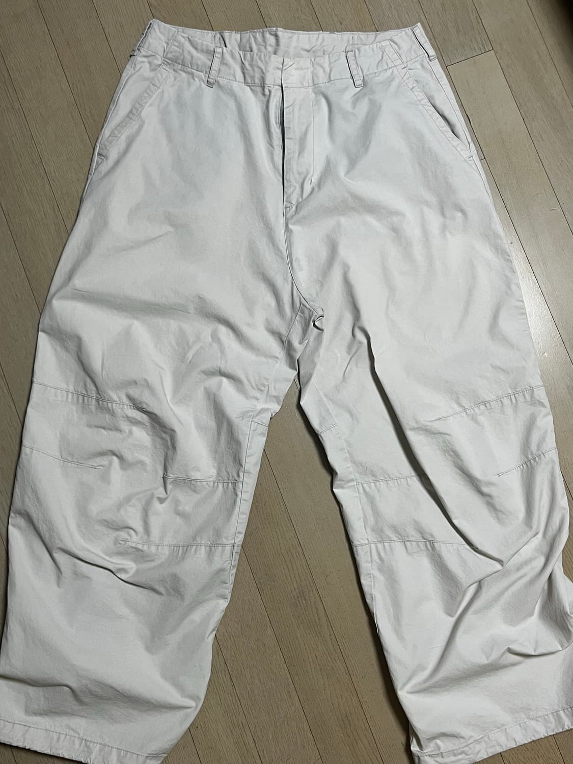[L] 해칭룸 와이드 벌룬 팬츠 라이트 그레이 상품이미지4