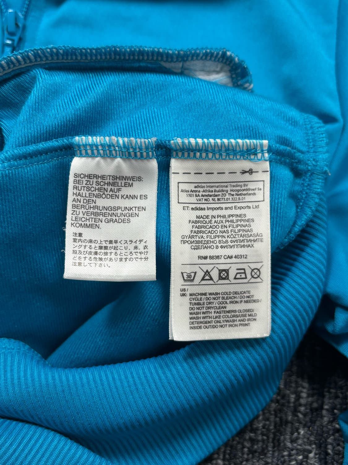 아디다스 블루 트랙탑 져지 상품이미지7