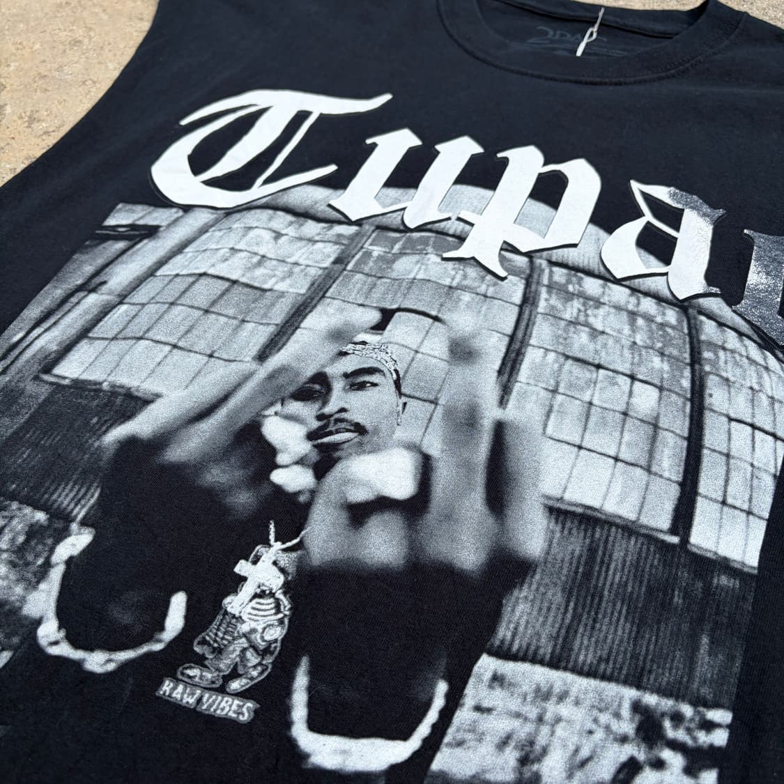 2PAC 투팍 빈티지 오피셜 슬리브리스 XL 상품이미지4