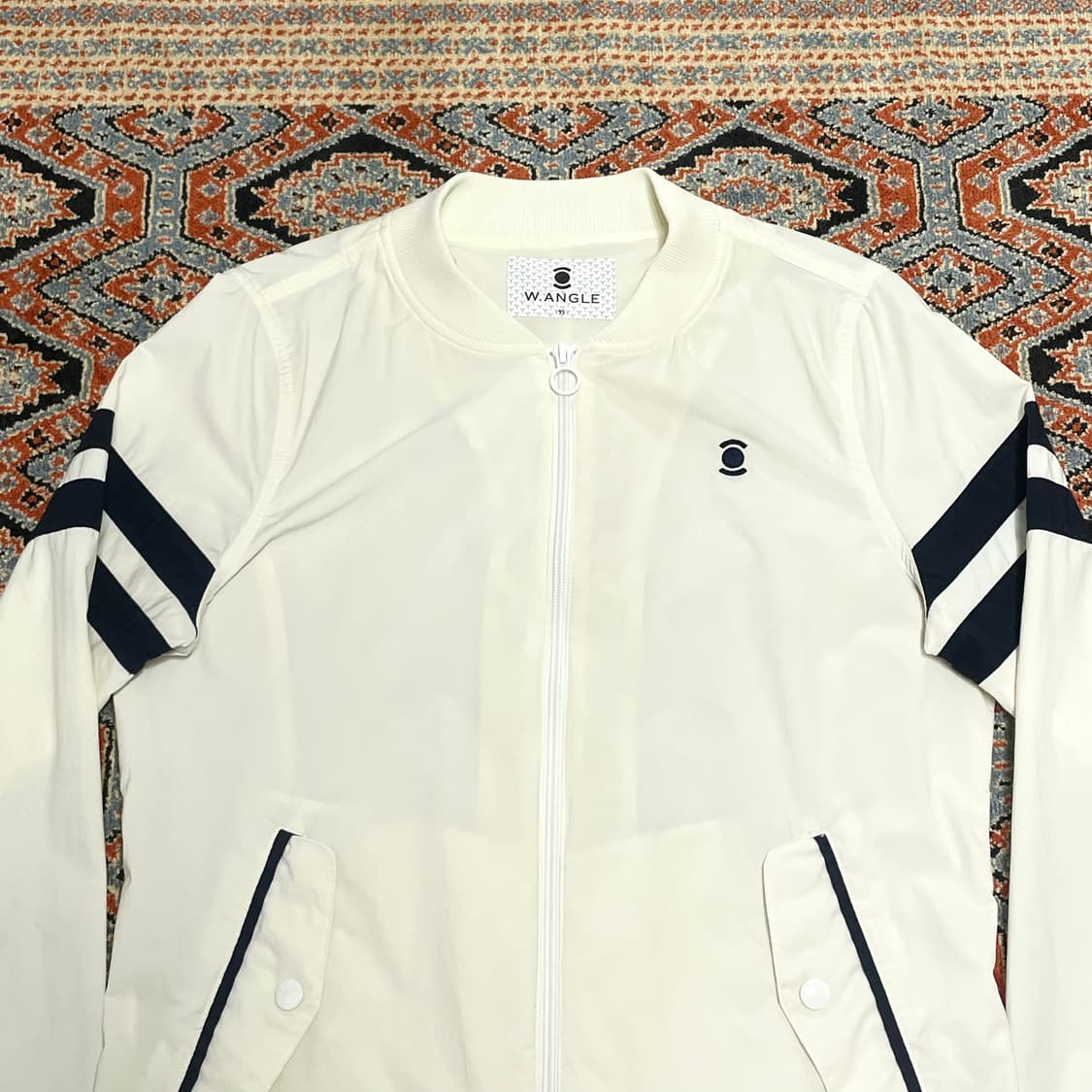 와이드앵글 화이트 골프 블루종 여성95 상품이미지2