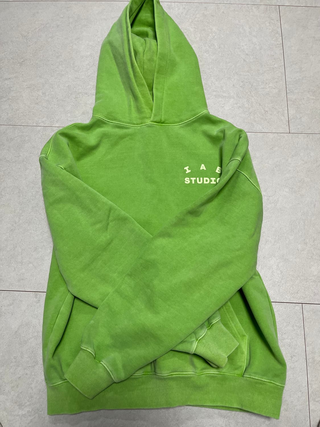 아이앱 후드티 라임 L 상품이미지1