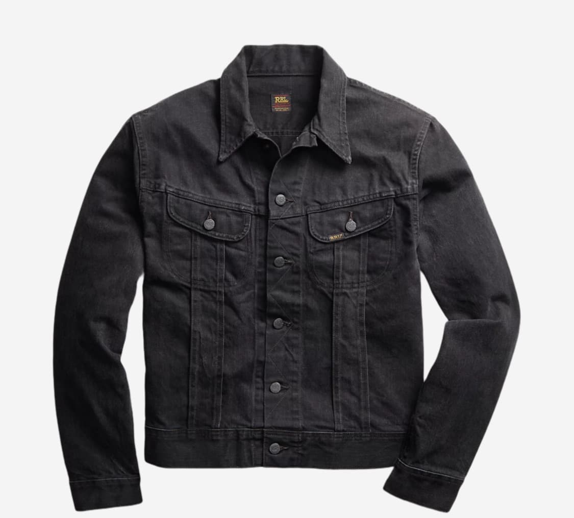 RRL lot271 블랙데님자켓 L 상품이미지1