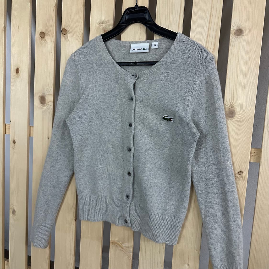 (S) 라코스테 그레이 니트 가디건 상품이미지2