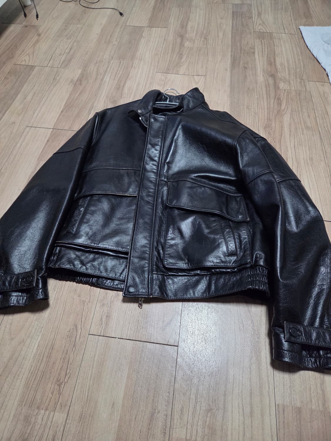 호이테 리얼래더 퍼티그 그죽자켓 상품이미지1