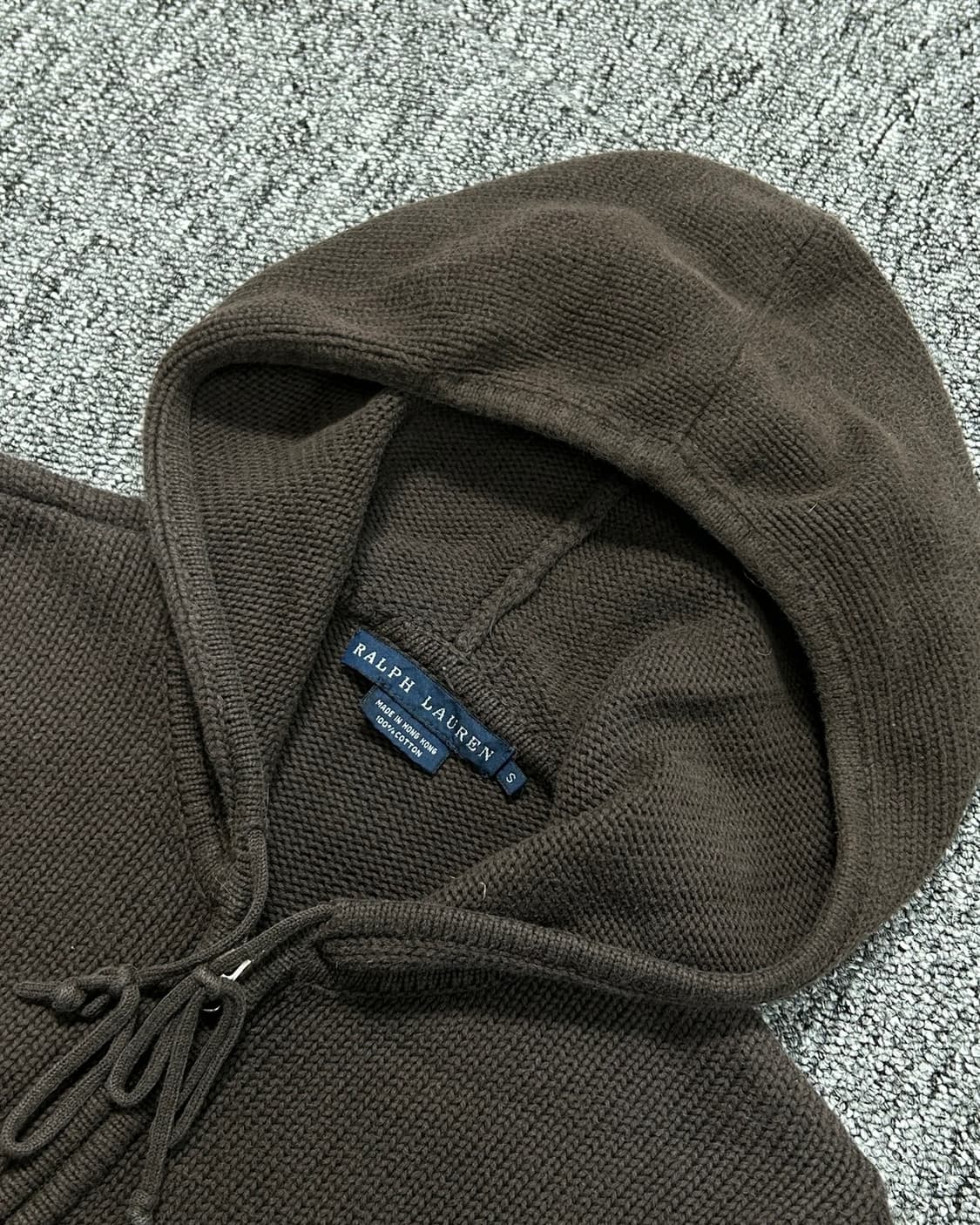 폴로 랄프로렌 브라운 니트 후드집업  상품이미지5