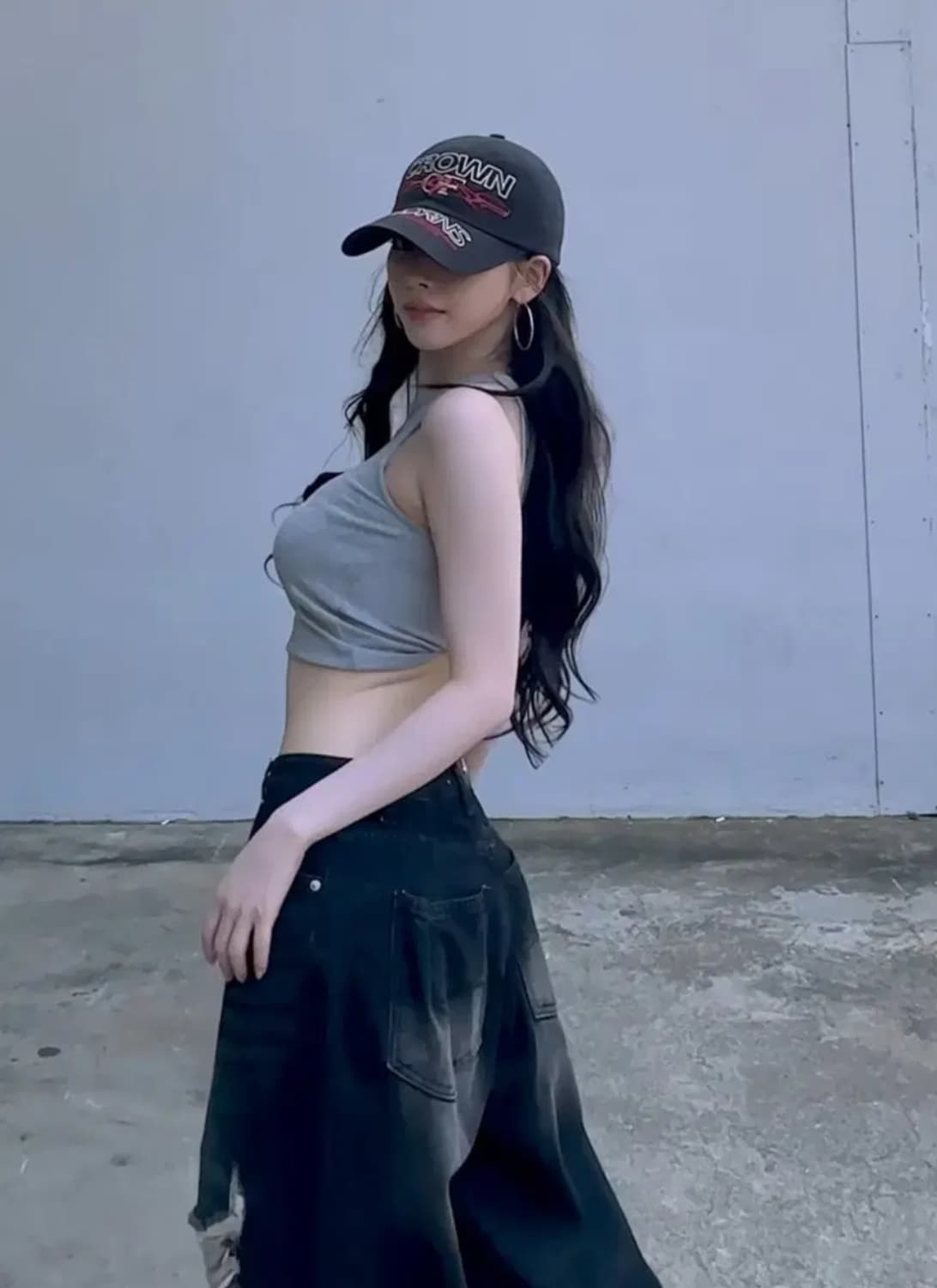 Dnsr 에스파 카리나 크라운 볼캡 상품이미지1