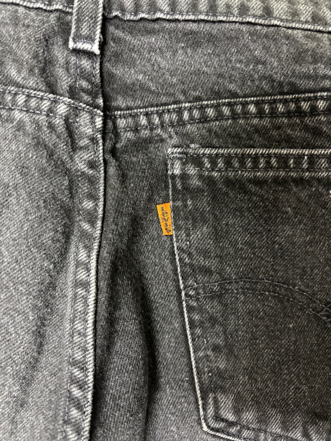 리바이스 90s 505 블랙 오렌지 탭 Made in Usa 상품이미지3