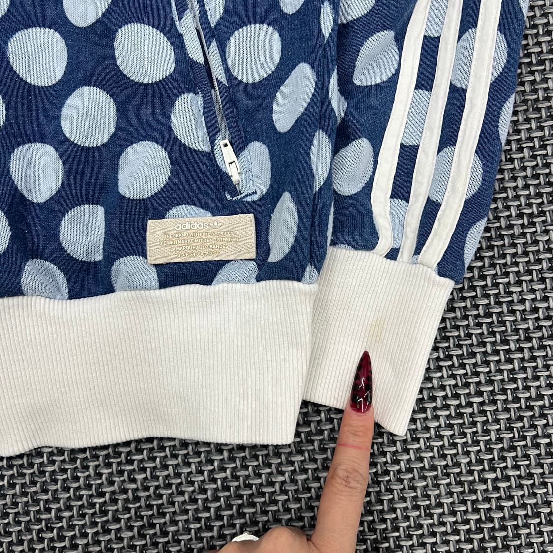 아디다스 희귀 도트 니트져지 상품이미지3