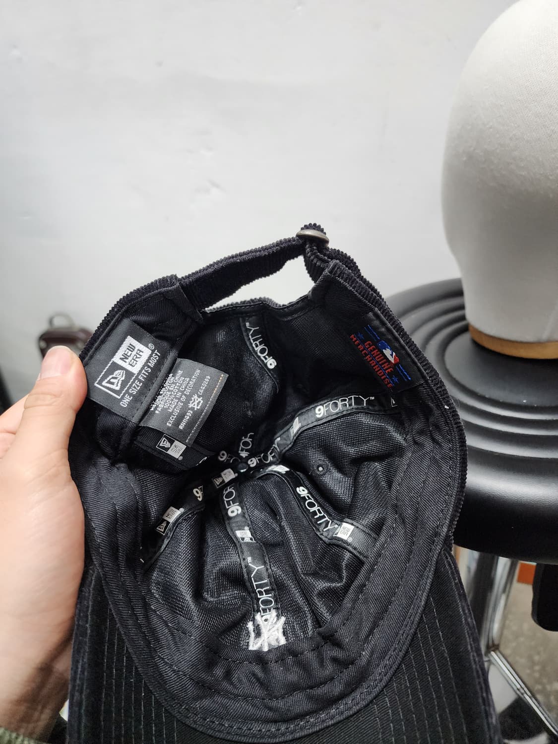 뉴에라 뉴욕양키스 코듀로이 볼캡  상품이미지5