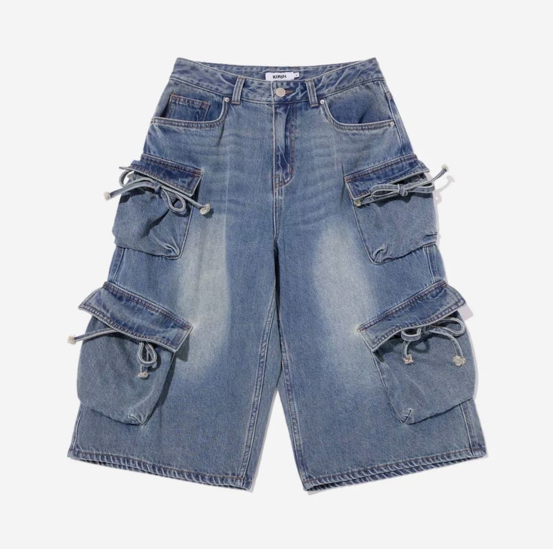 카고 버뮤다 데님 팬츠 (블루) 상품이미지1