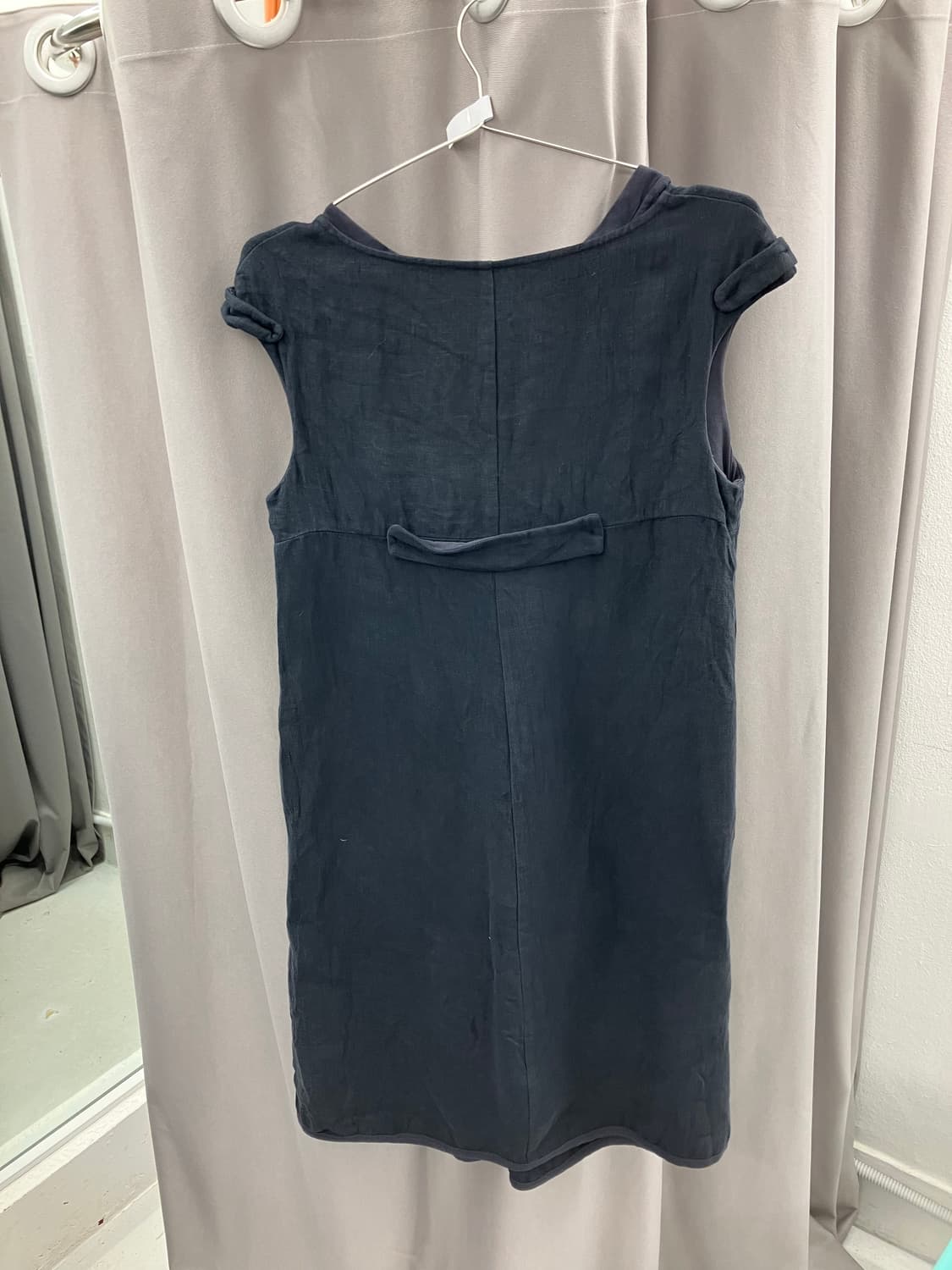 막스마라 레이어드 넥 린넨 코튼 원피스 상품이미지3