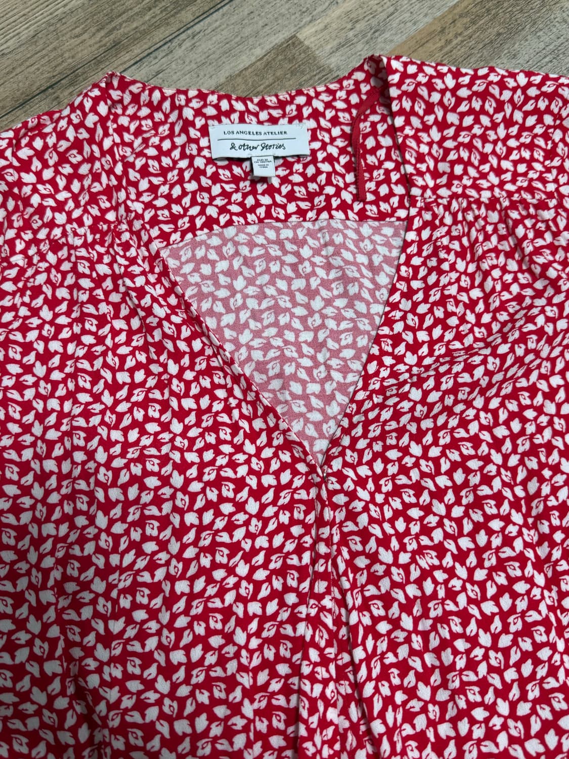 앤아더스토리즈 레드 원피스 상품이미지2