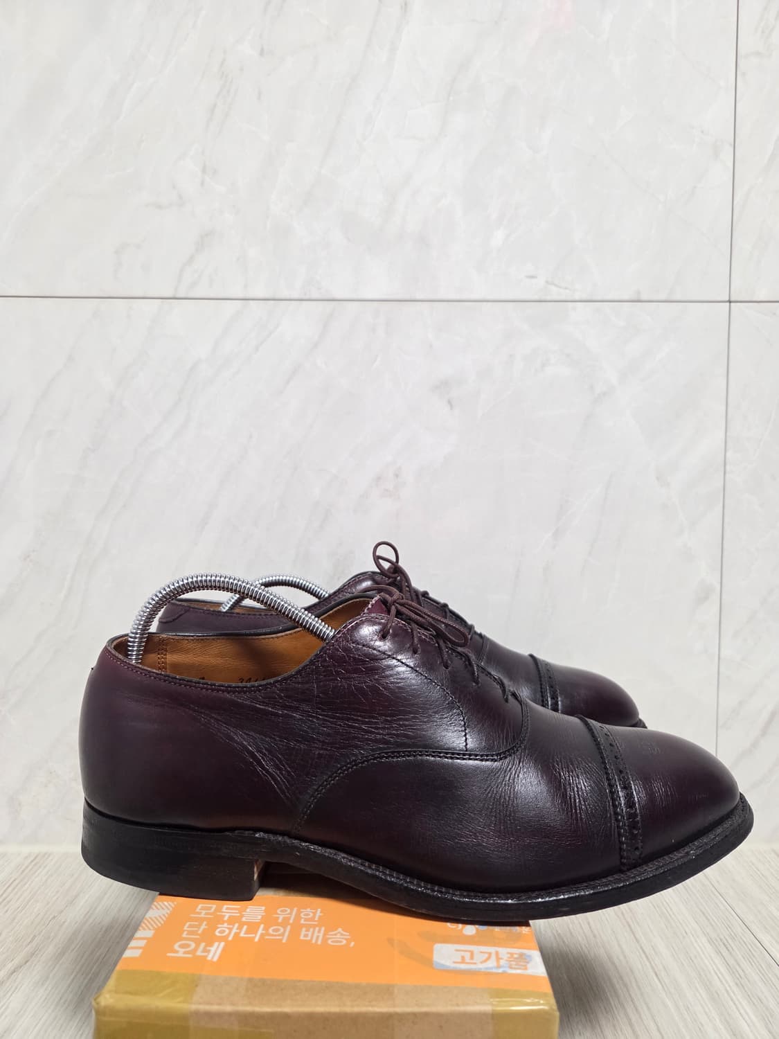 알든 905 버건디 캡토슈즈 (8) 265mm 상품이미지4