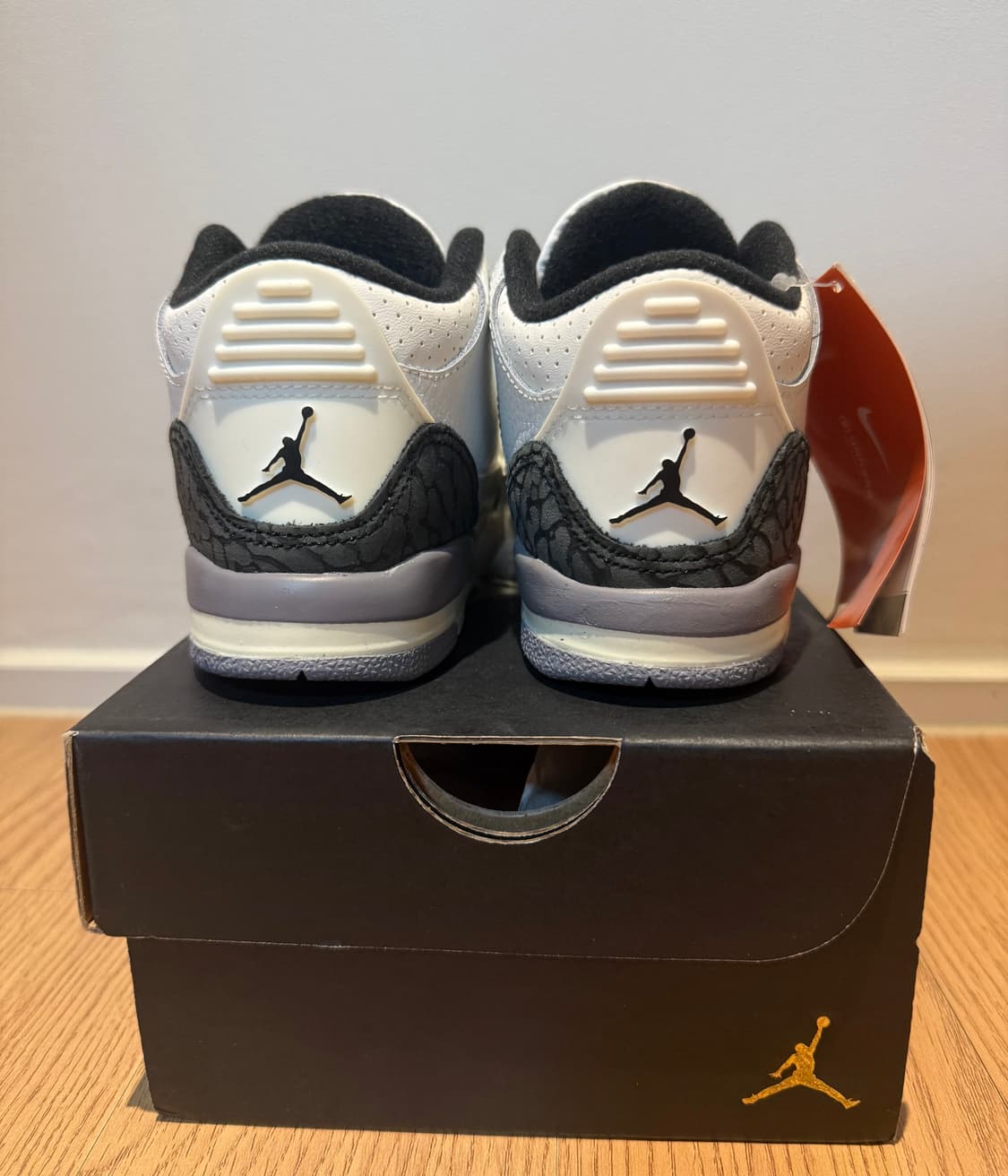 나이키 조던3 TD 시멘트 그레이 키즈 상품이미지3