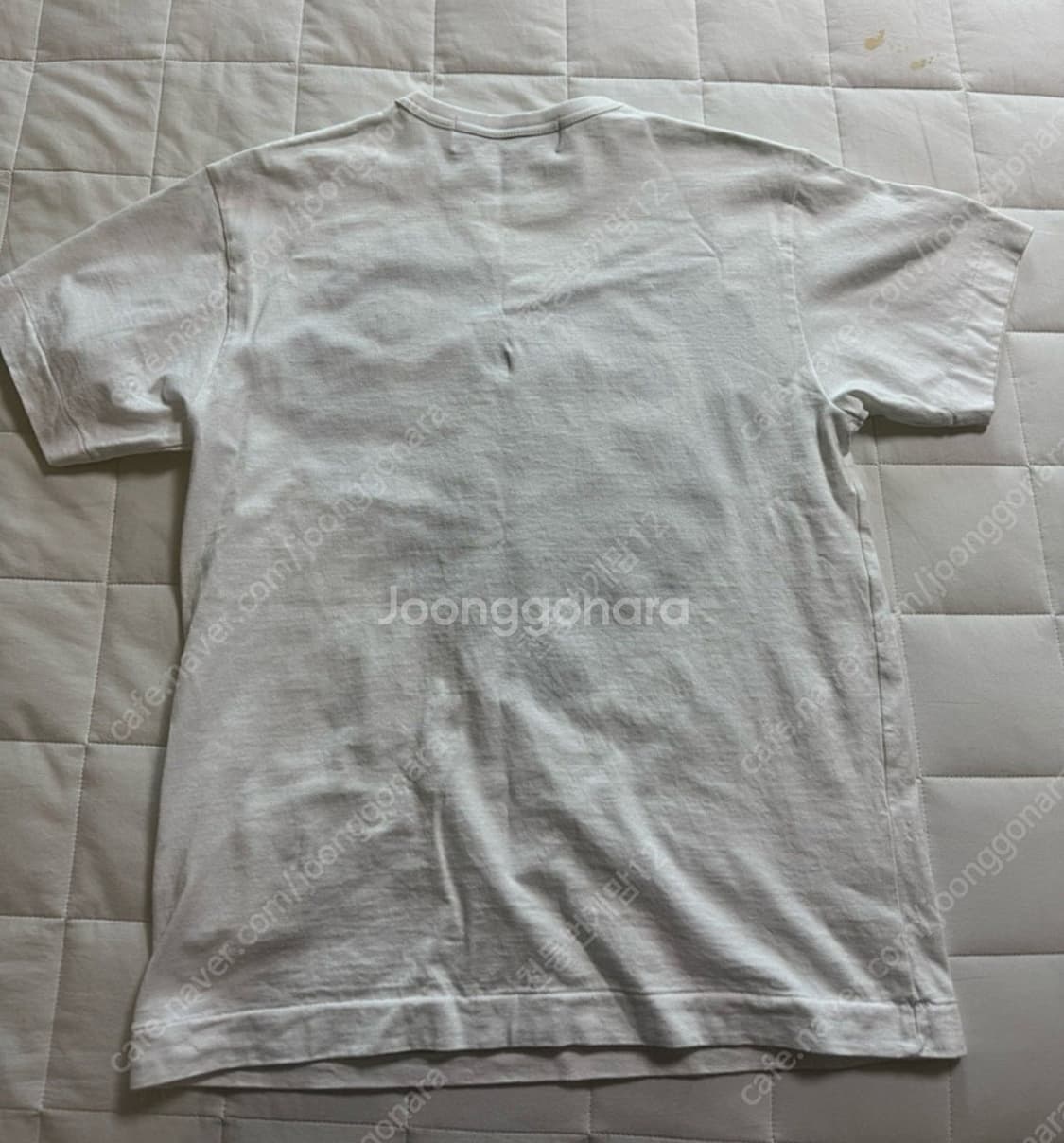 꼼데가르송 블루 하트 반팔티 상품이미지3