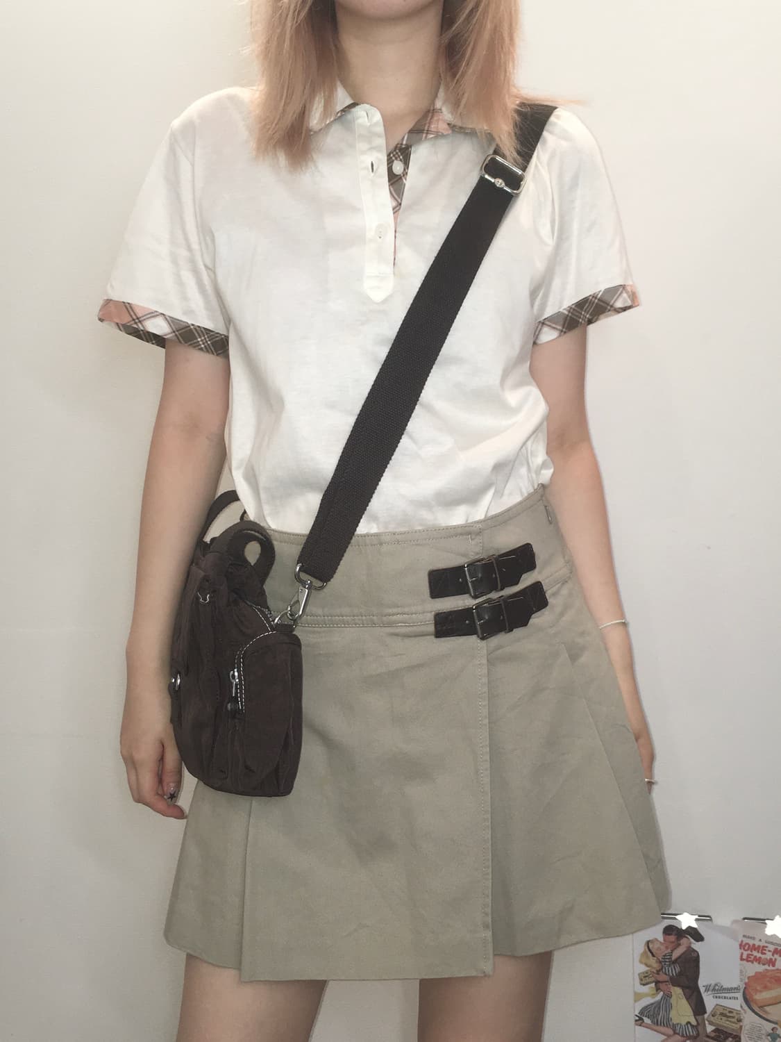 Burberry bluelabel beige pleats skirt 상품이미지3