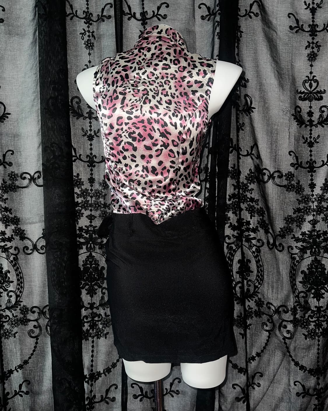 leopard-print silk dress 상품이미지5