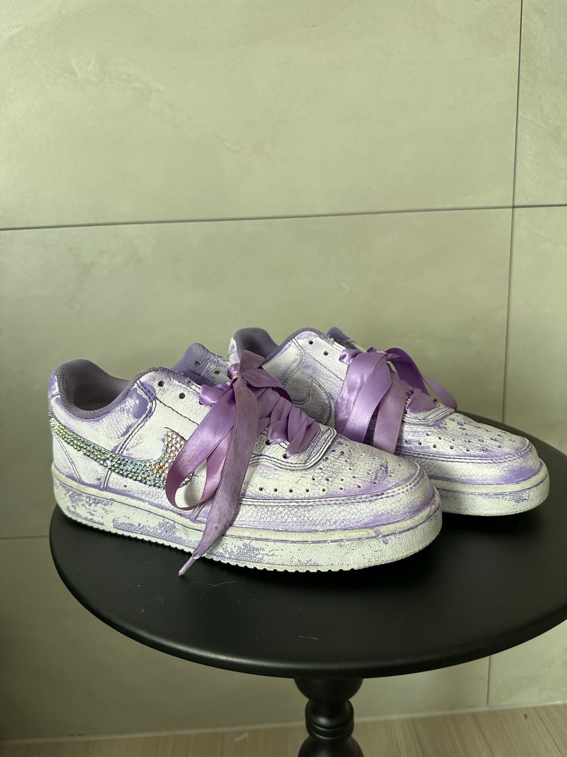 나이키  코트비전 에어포스 커스텀 us6.5 상품이미지2