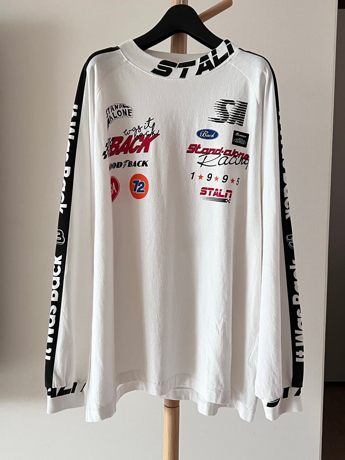 스탠드얼론 레이싱 티셔츠 롱슬리브 상품이미지1