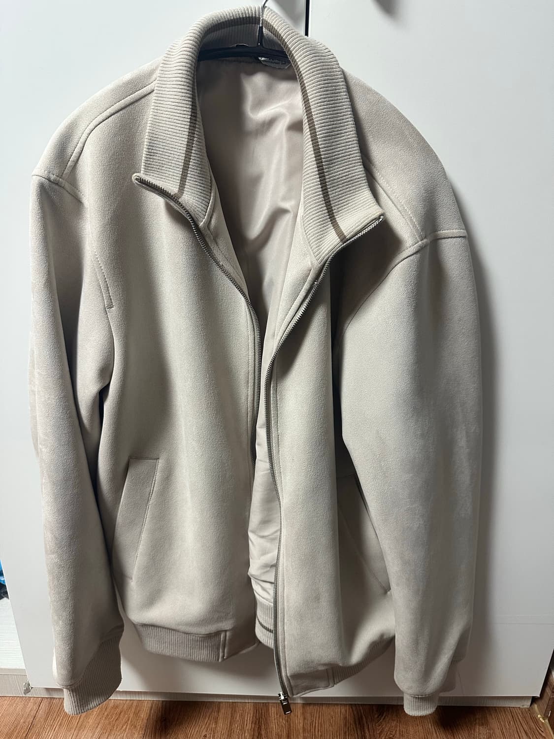 자라 페이크 스웨이드 봄버 자켓 상품이미지2