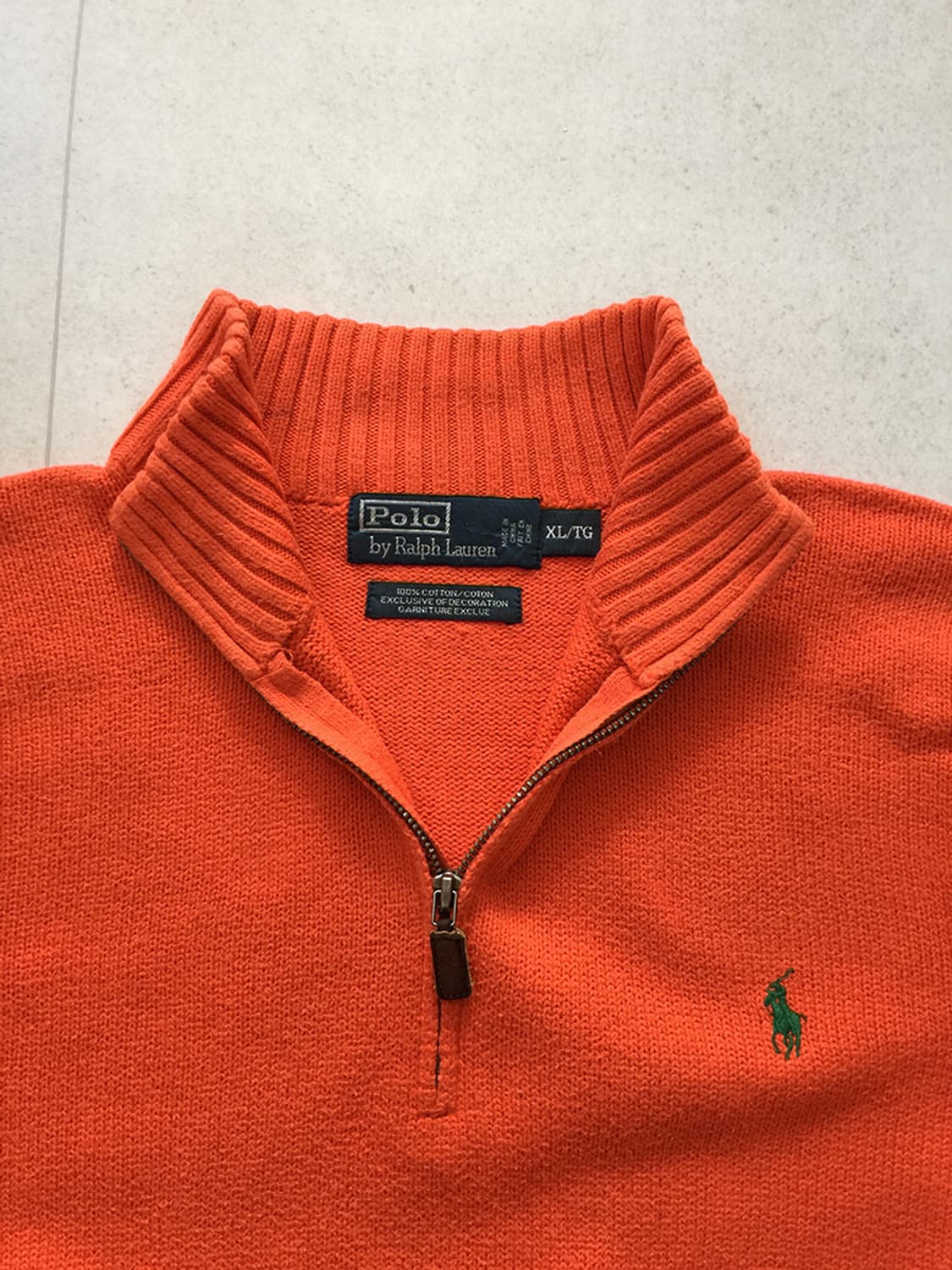 (MAN) 폴로랄프로렌 반집업 니트스웨터 L 상품이미지2